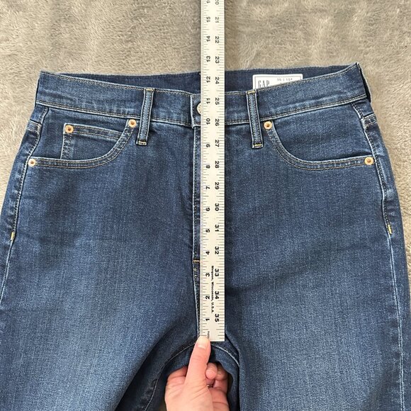 Gap Kick Fit High Rise Jeans Women's 10/30 Bootcut Dark Wash 2024 - Picture 6 of 8